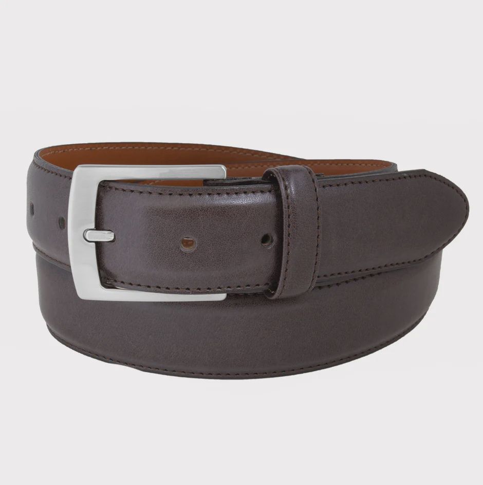 Custom Leather Leather Belt W/ Stitching 10219
