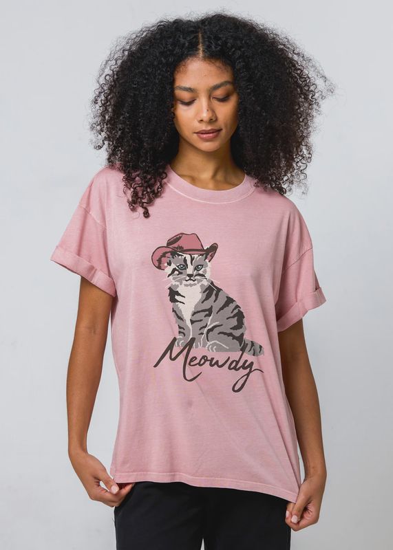 Girl Dangerous Meowdy BF Tee SP262-110