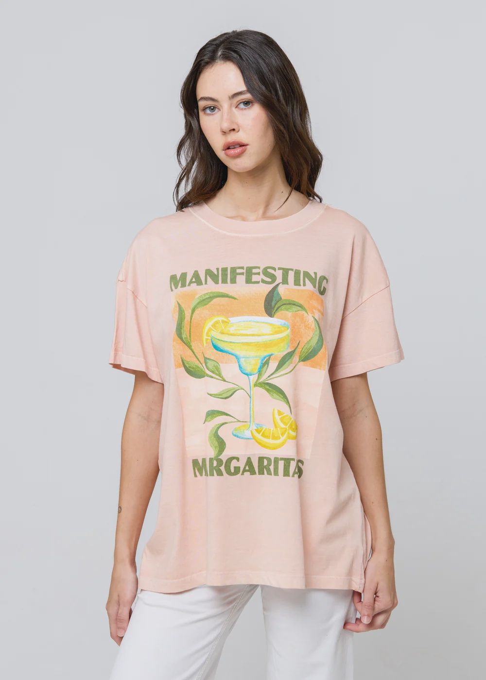 Girl Dangerous Manifesting Margaritas Oversized Tee SP262-109