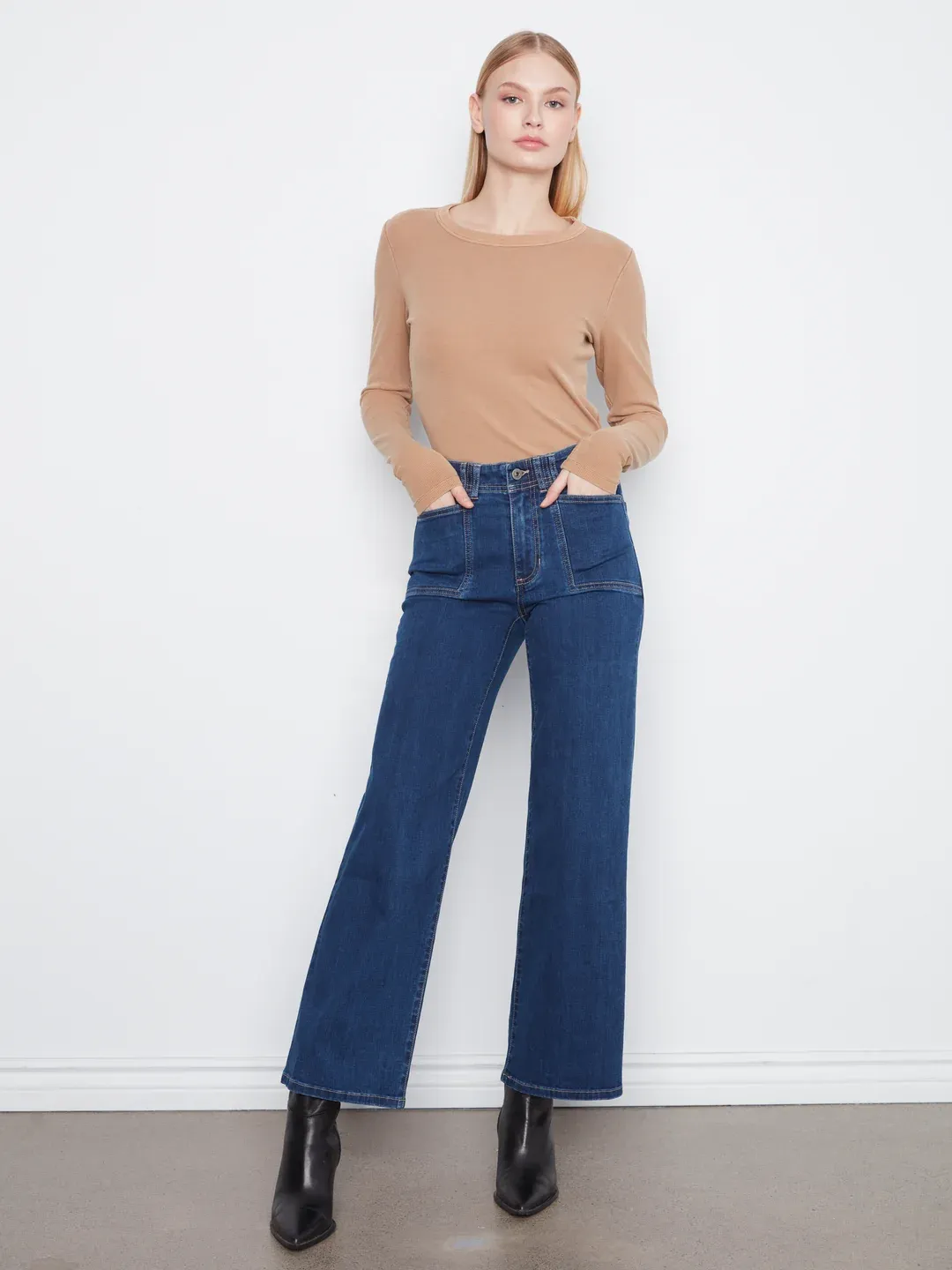 CB Wide Leg Denim Pant C5790