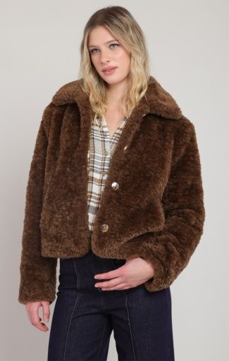 Room34 Faux Fur Coat 2829506 DG