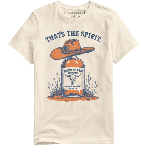 Northbound THAT'S THE SPIRIT T-SHIRT, Color: Natural, Size: XL