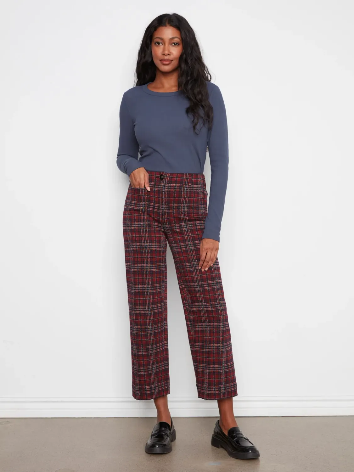 CB Wide Leg Pants W/Pockets C5696R