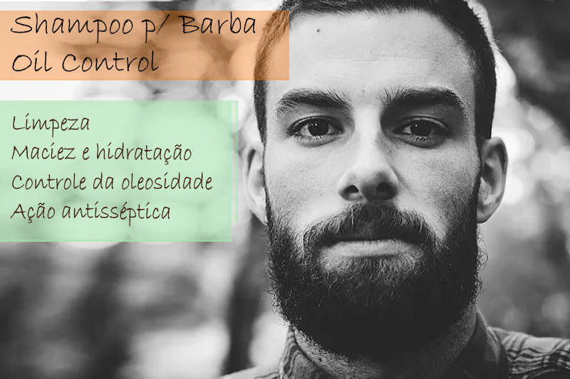 Shampoo para Barba Oil Control; Shampoo