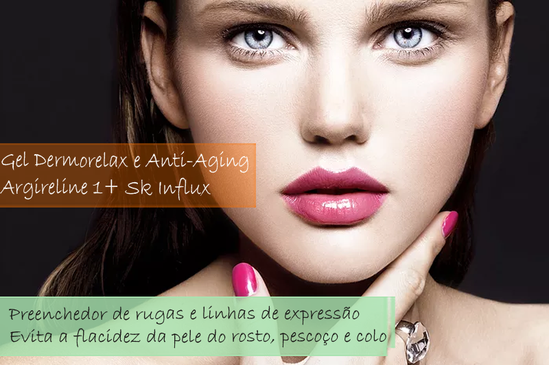 Gel Dermorelax   e Anti-Aging com argireline 10% e Sk Influx 8% - Gel