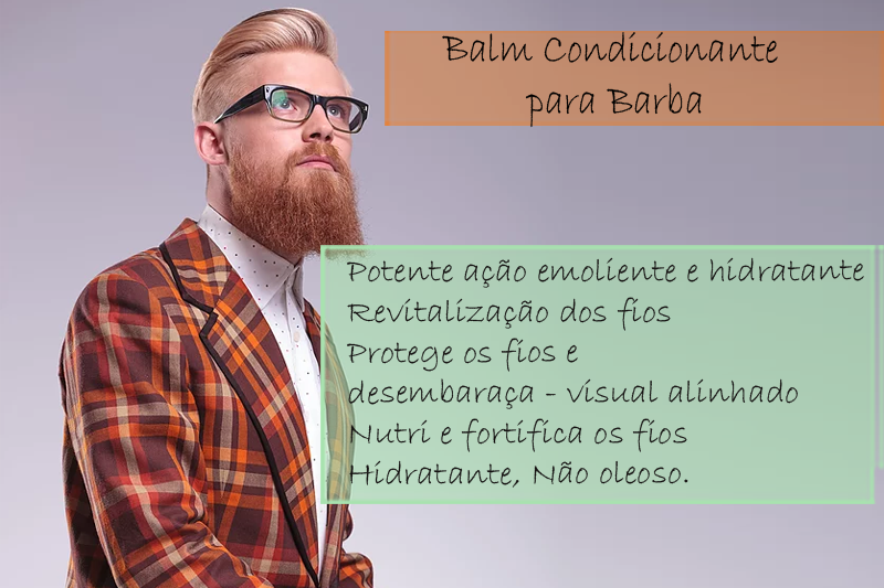 Balm Condicionante para Barba - Condicionador Balm