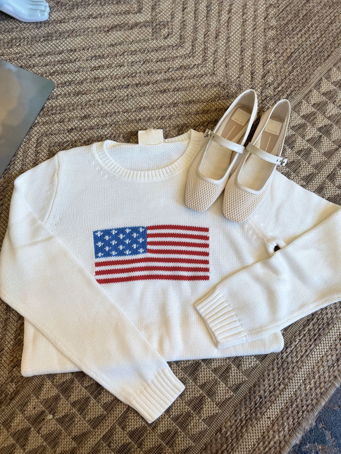 American Flag Sweater