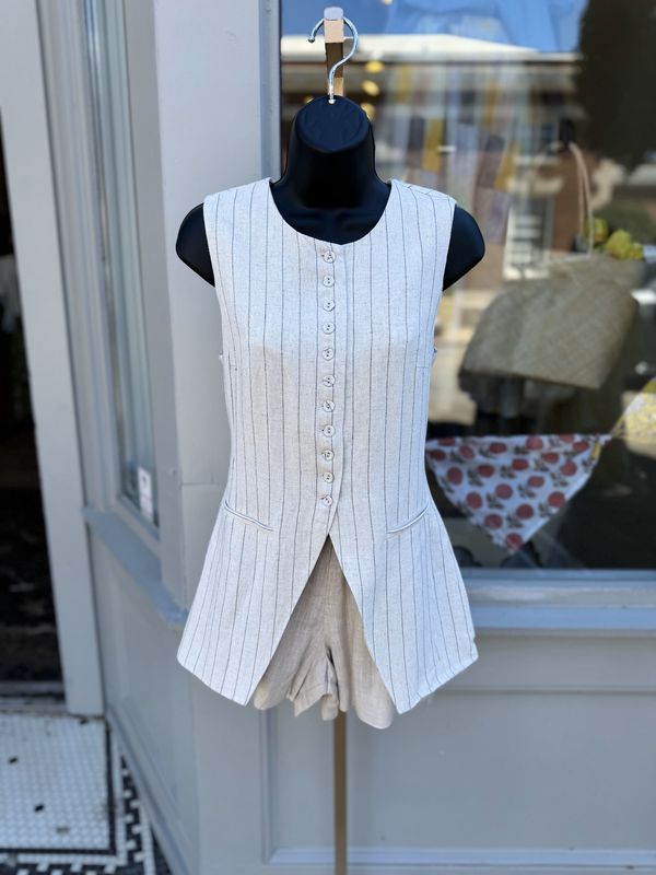 Button Front Vest