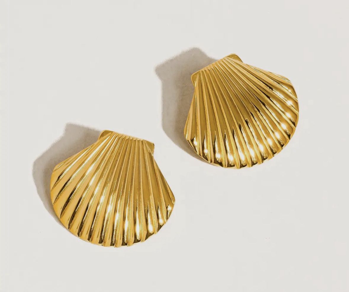 Seashell Studs
