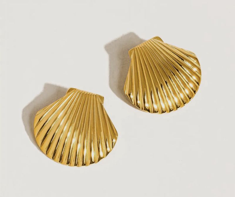 Seashell Studs