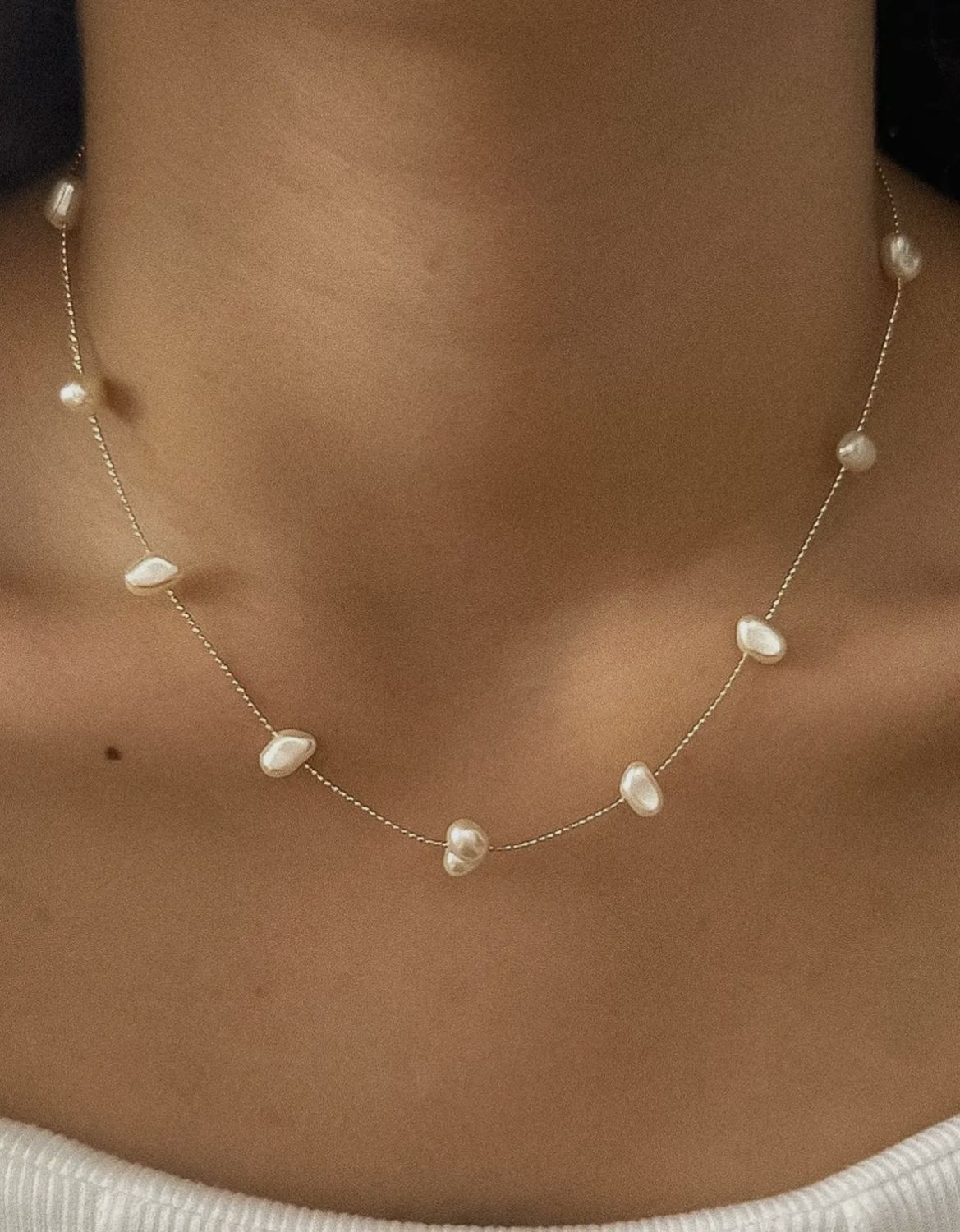 Petite Pearl Necklace