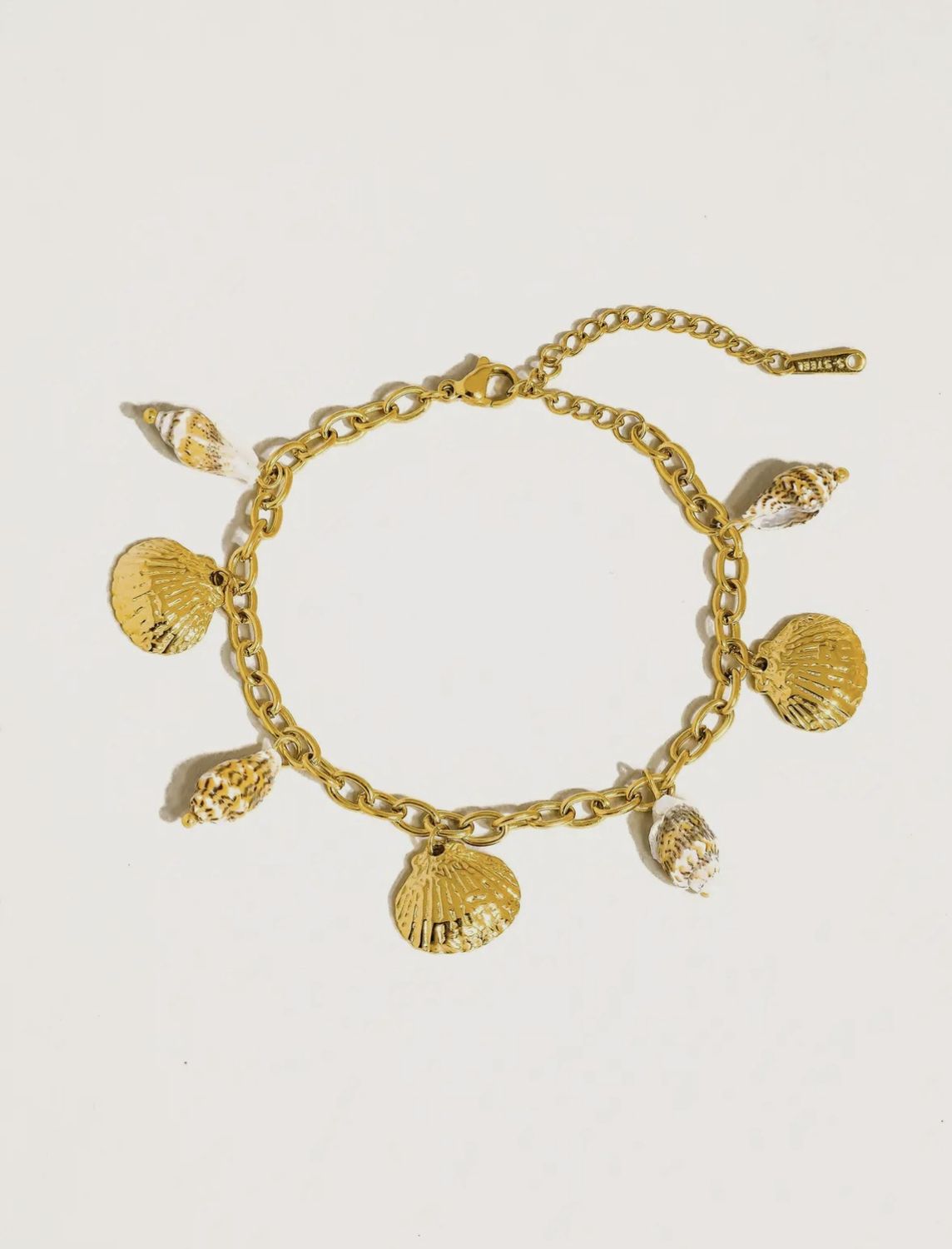 Seashell Charm Bracelet