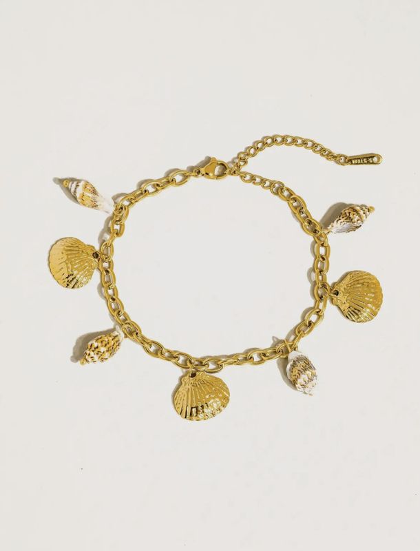 Seashell Charm Bracelet