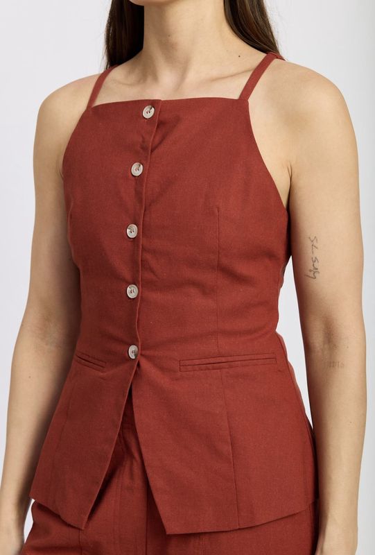 Square Neck Vest Top