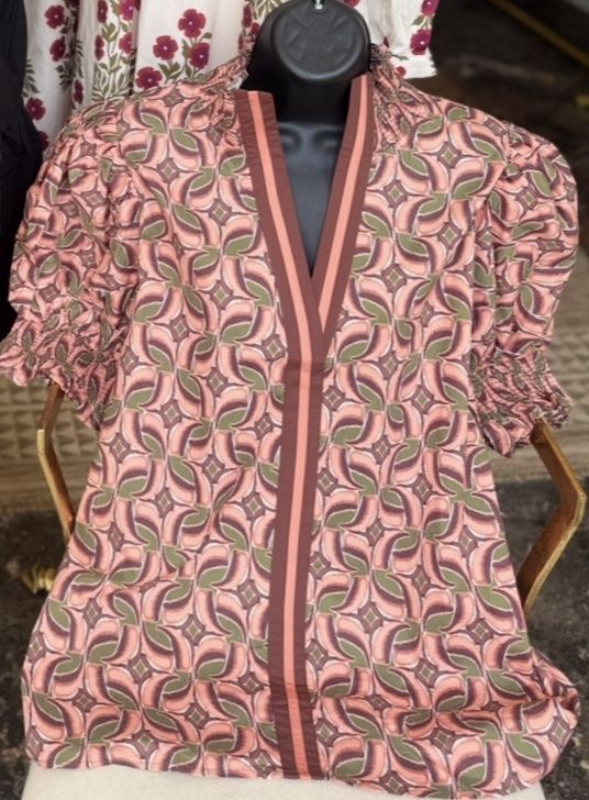 Block Print Top