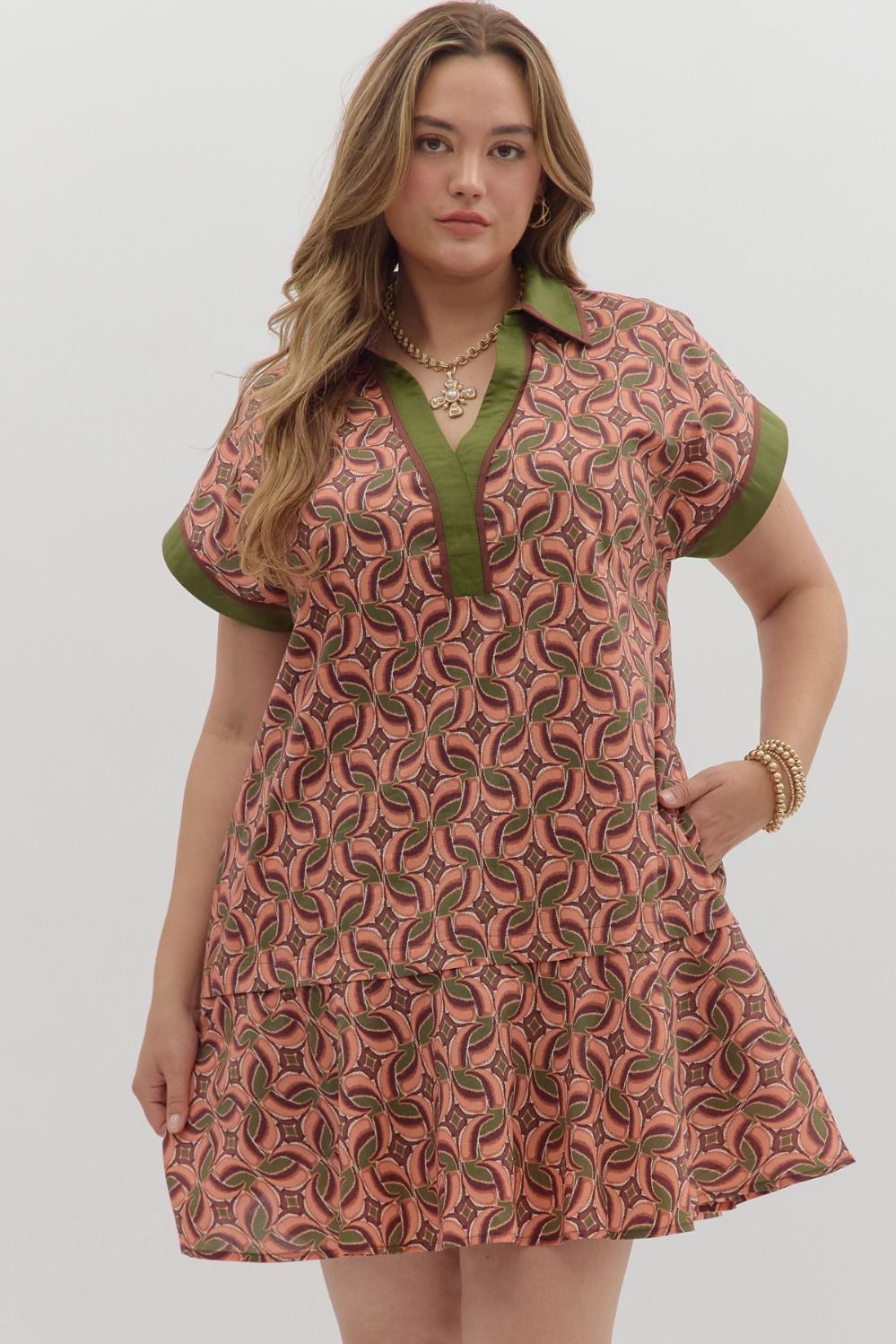 Block Print Dress