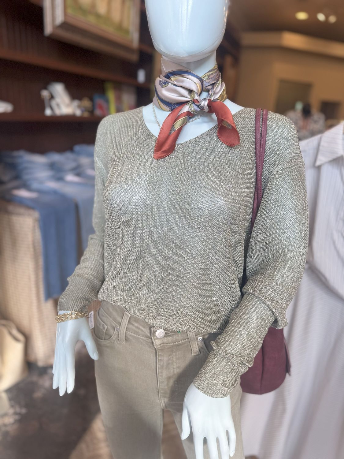 Jolene Shimmer Sweater