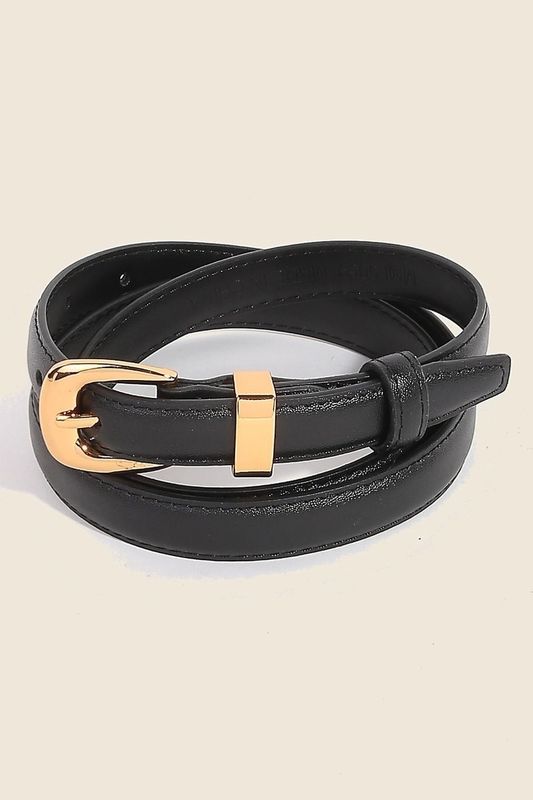 Thin Leather Belt