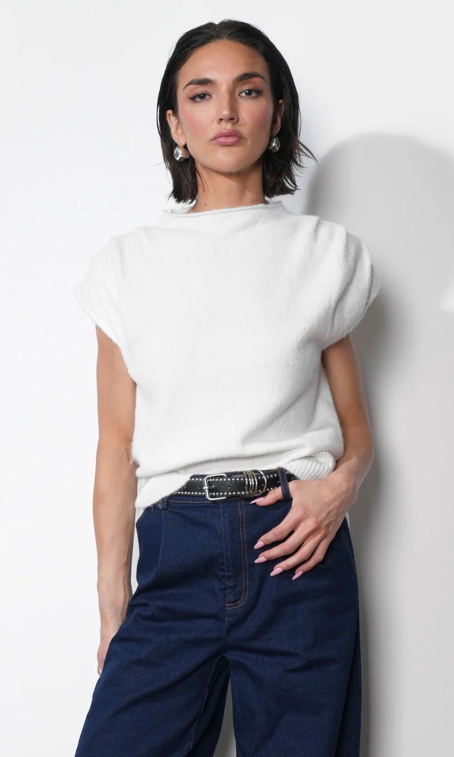 Arieta Funnel Neck Top