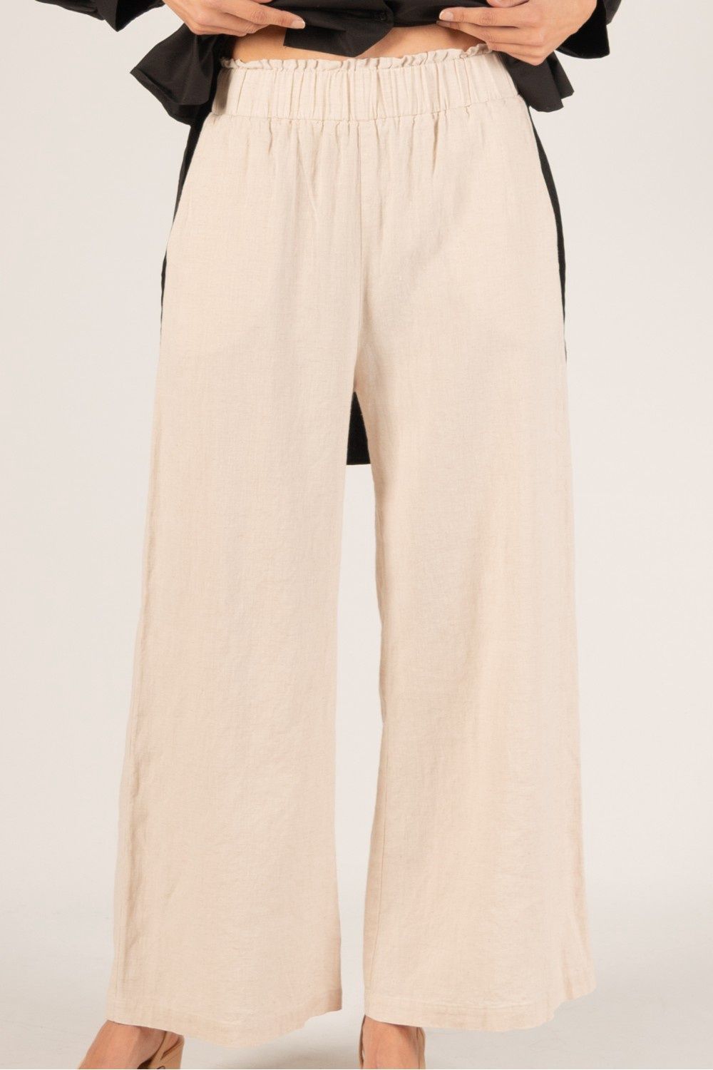Linen Wide Leg Pants