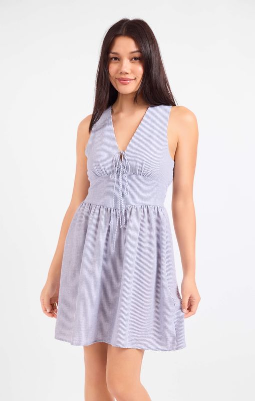 Garden Sun Tie Mini Dress