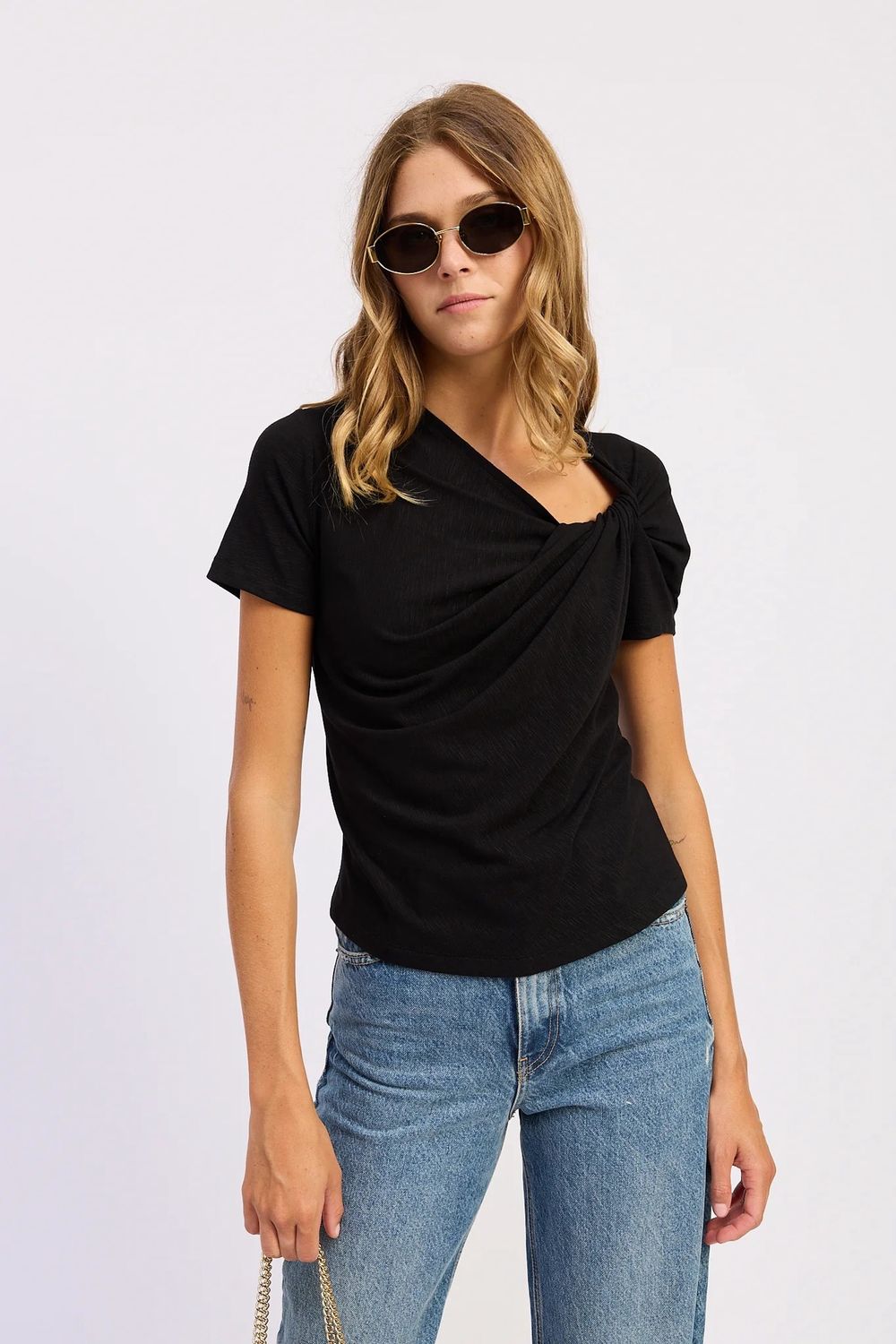 Asymetrical Twist Tee