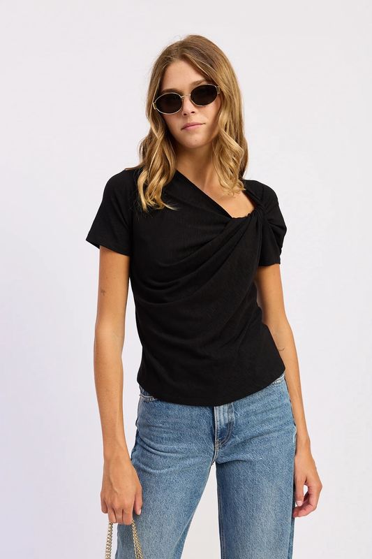 Asymetrical Twist Tee