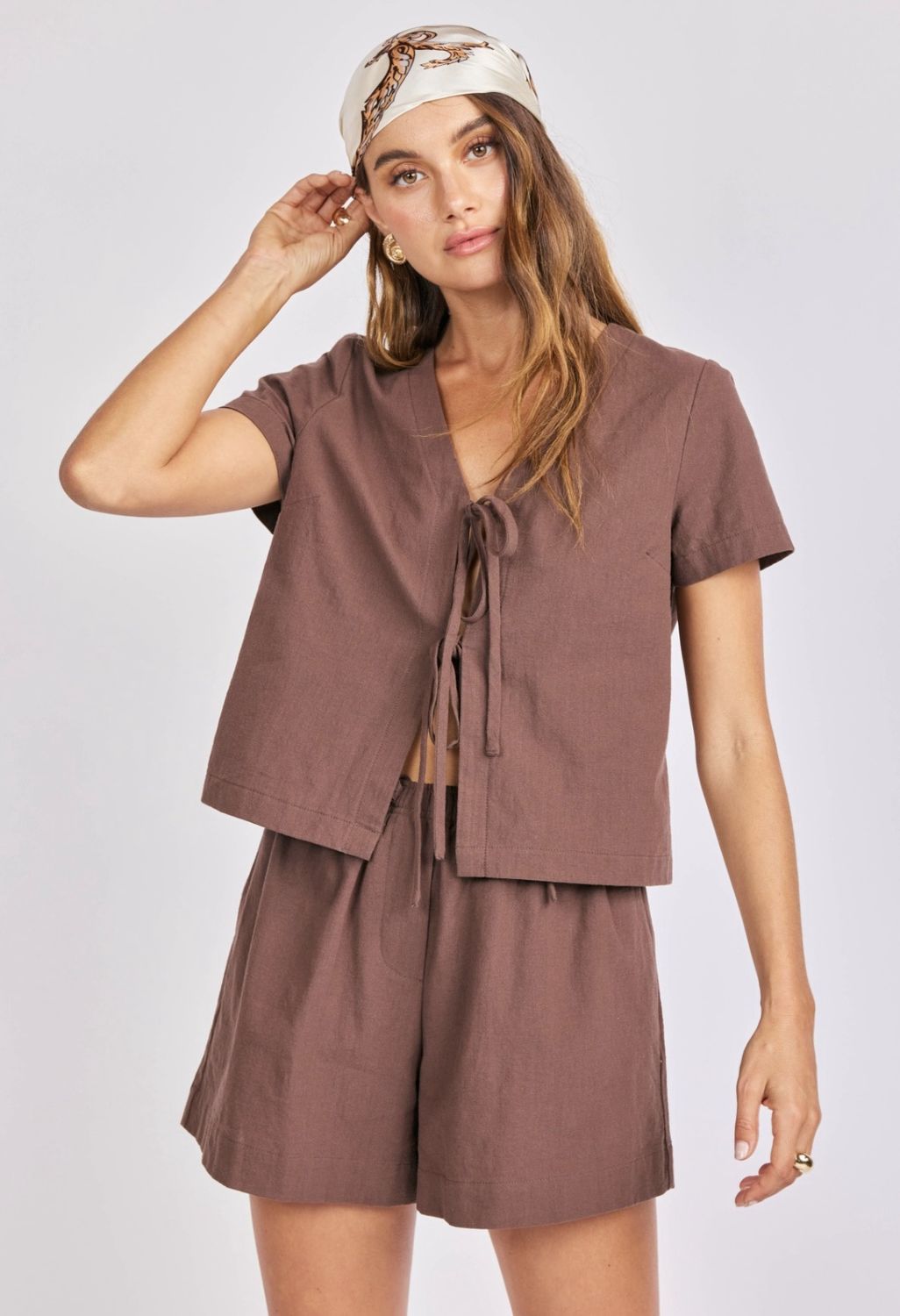 Tie Front Top