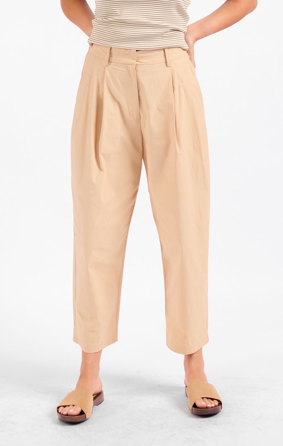Pleated Pants