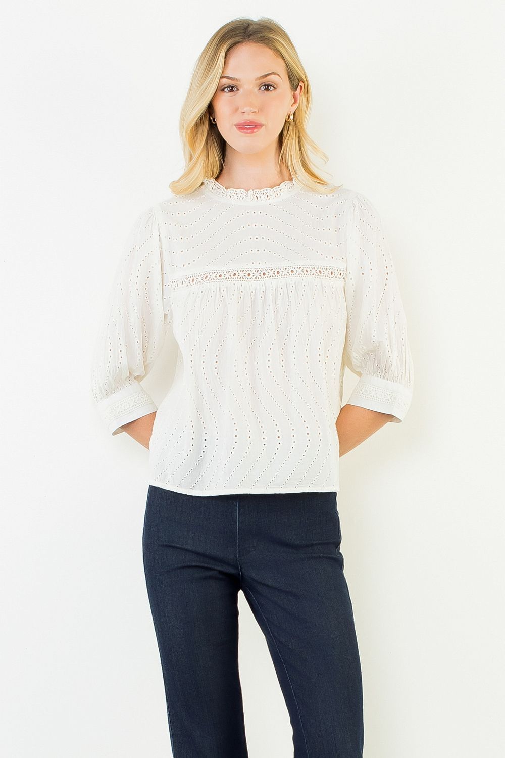 Eyelet Blouse
