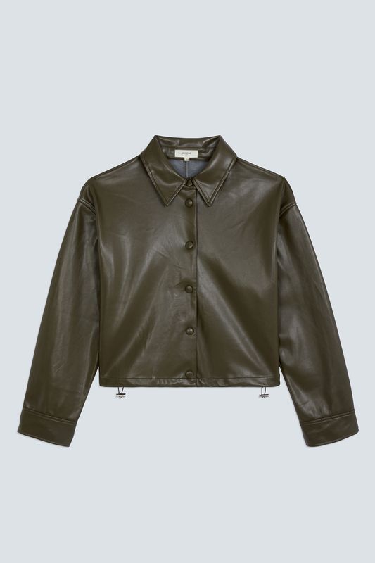 Lennox Leather Blouse
