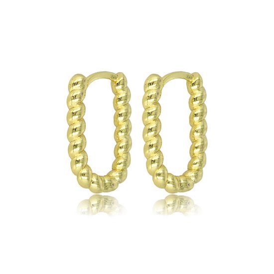 Oorring goud 18mm x 2.5mm - My Bendel