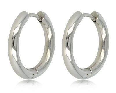 Edelstalen oorring 20mm x 3mm - My Bendel