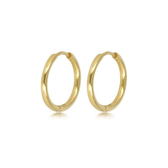 Oorring goud 16mm x 2mm - My Bendel