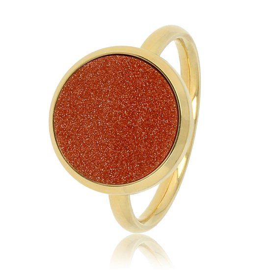 Gouden ring met goudstroom edelsteen - My Bendel