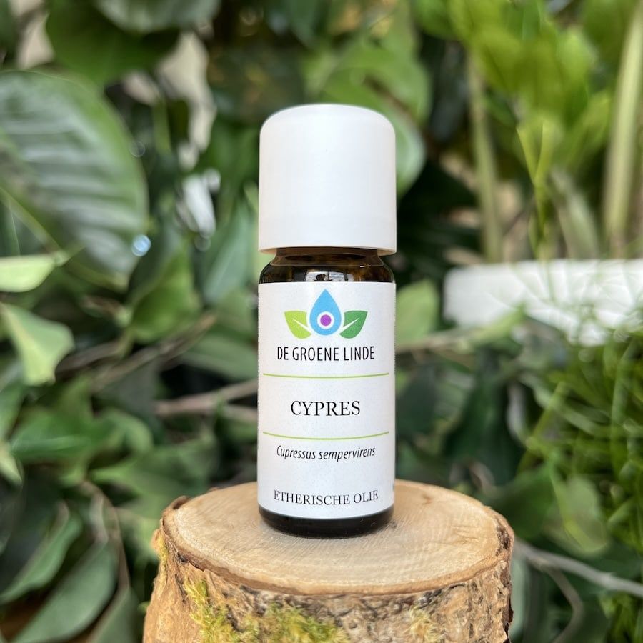 De Groene Linde - Cypres (Enkelvoudige) Etherische Olie 10ml