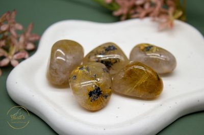 Rutielkwarts zaksteen 10-20g