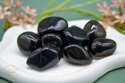Apachetranen Zaksteen (Rookobsidiaan)  5-10g