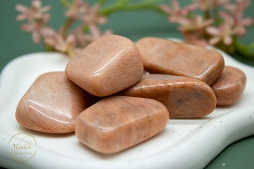 Maansteen Peach Zaksteen 10-20g