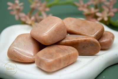 Maansteen Peach Zaksteen 10-20g
