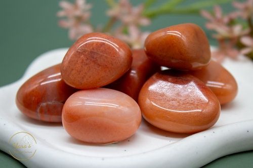 Oranje maansteen zaksteen 10-25g