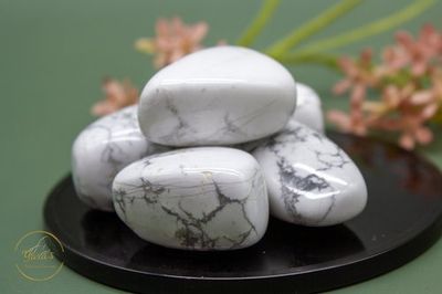 Witte Howliet zaksteen 25-40g