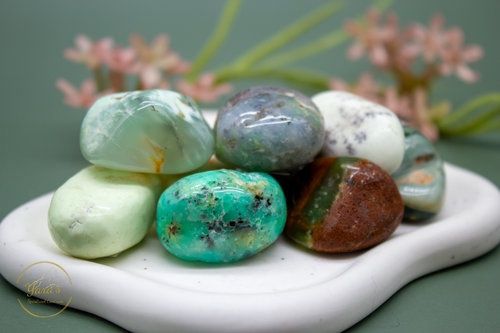 Chrysopraas zaksteen 10-20 gram