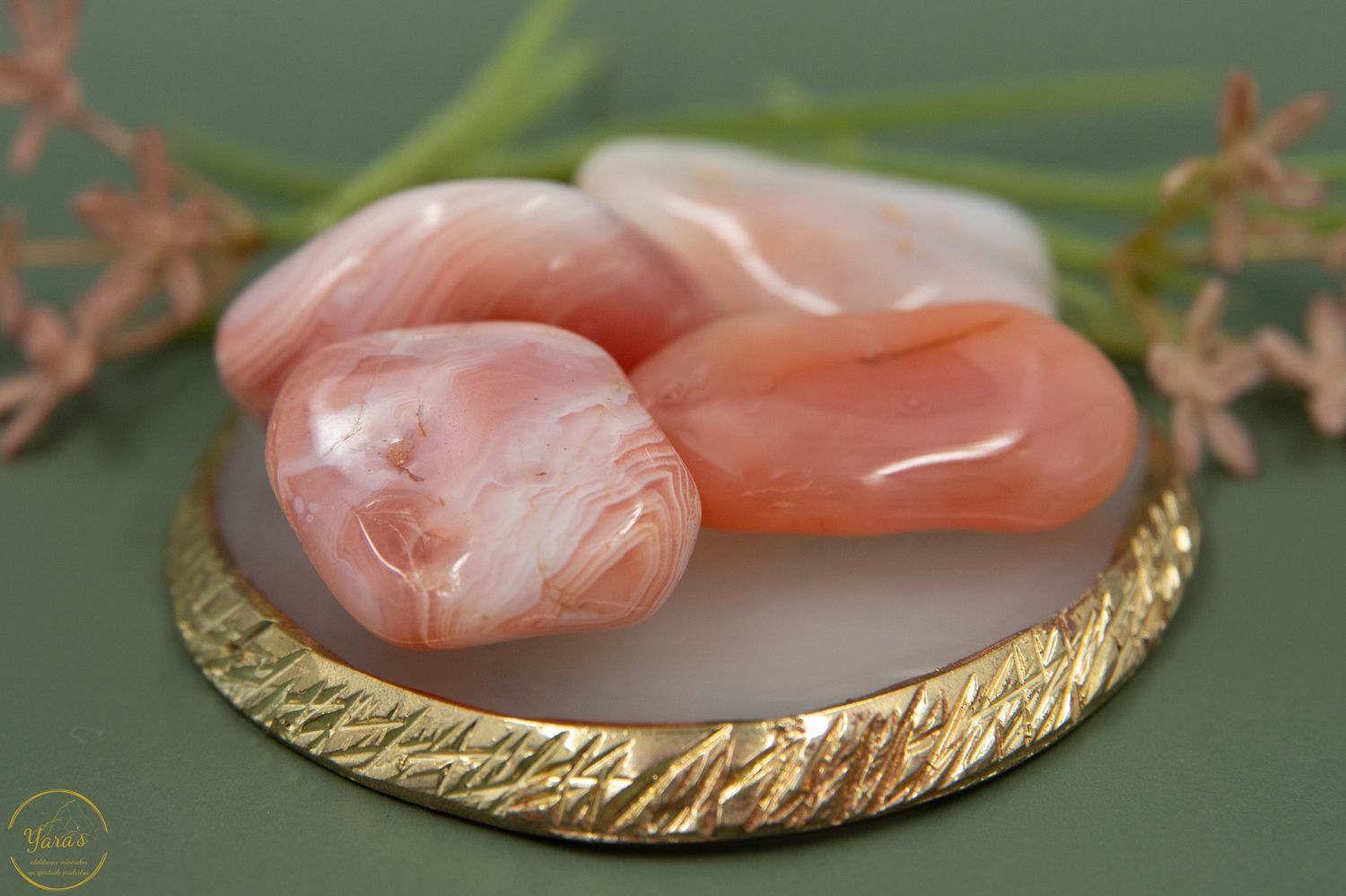 Abrikoos Agaat zaksteen 20-30g