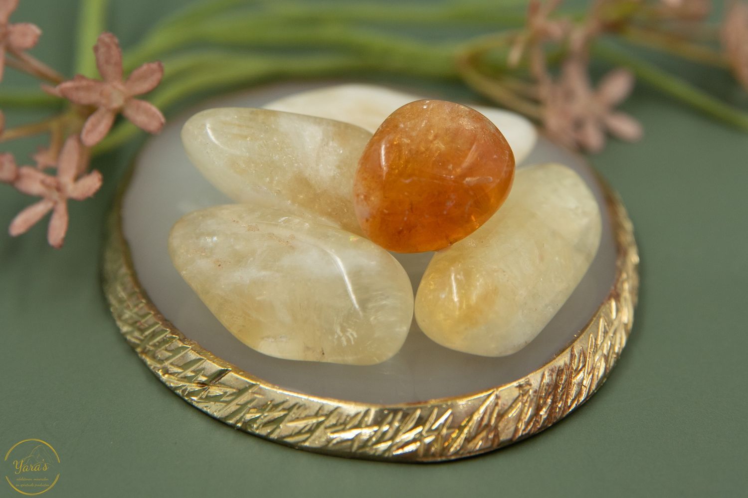 Gebrande Amethist zaksteen 10-20g