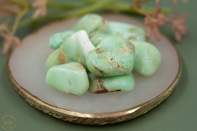 Chrysopraas zaksteen A+ 5-10 gram