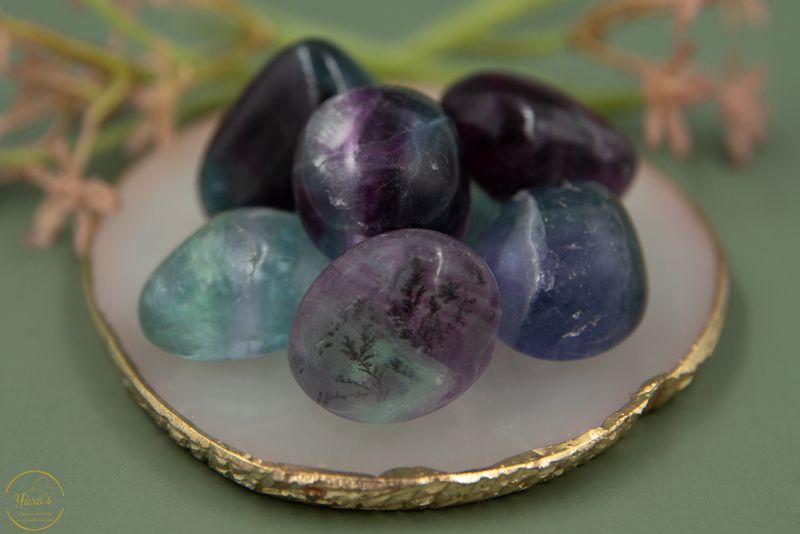 Regenboog Fluoriet Zaksteen A+ 10-20g