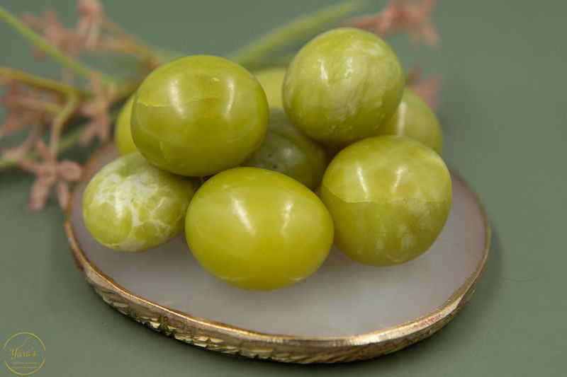 Limoen Jade zaksteen 10-20 gram