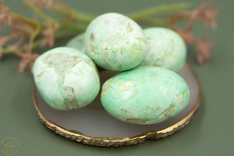 Groene maansteen zaksteen 30-40g