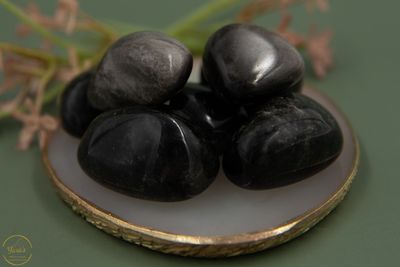 Zilver Obsidiaan zaksteen 20-30g